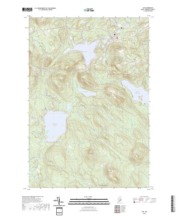 Lee topographic map thumbnail