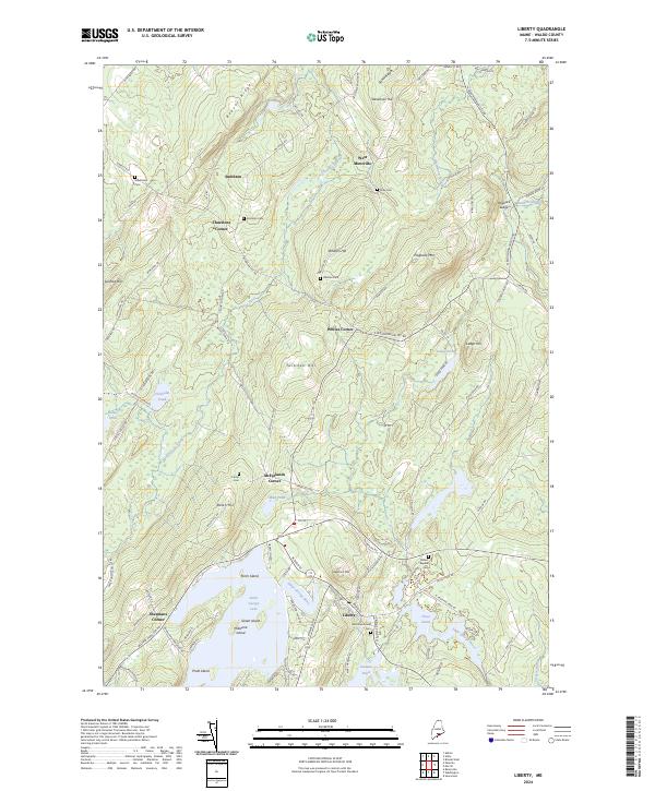 Liberty topographic map thumbnail