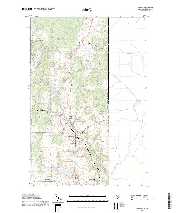Limestone topographic map thumbnail
