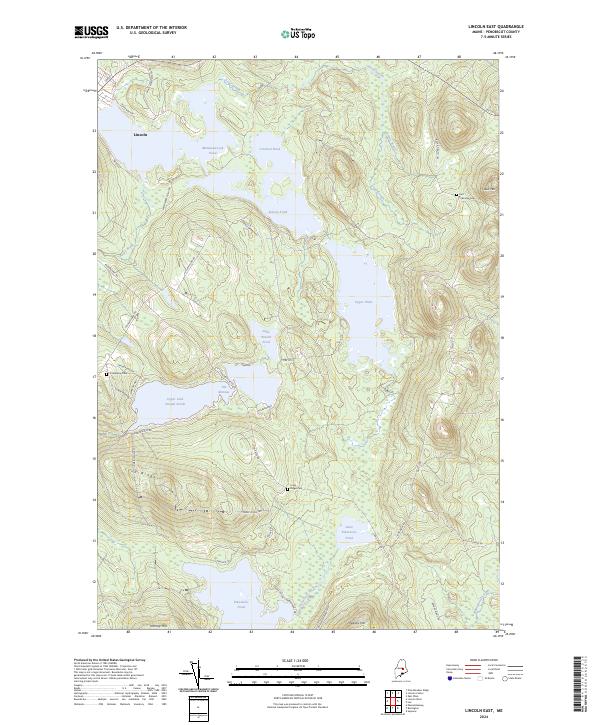 Lincoln East topographic map thumbnail