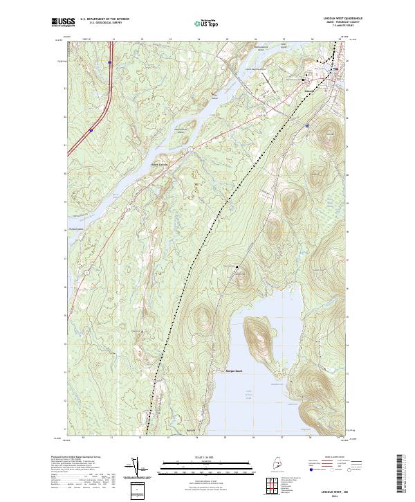 Lincoln West topographic map thumbnail
