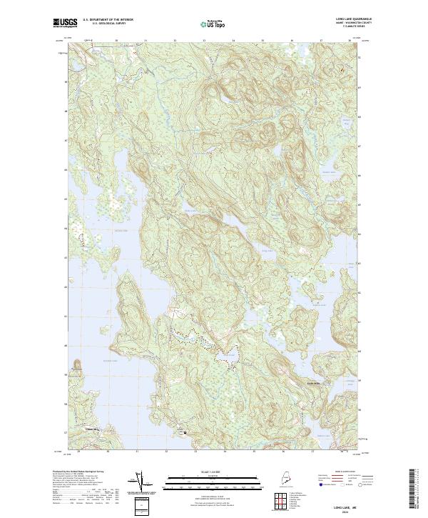 Long Lake topographic map thumbnail