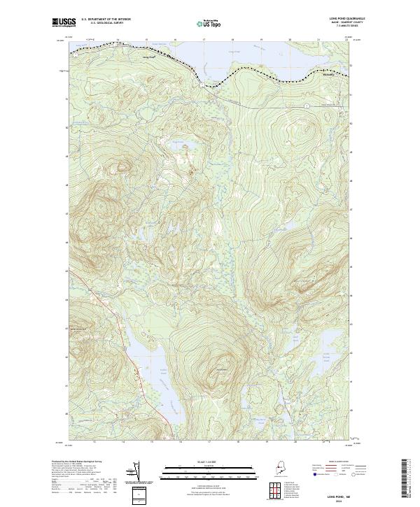 Long Pond topographic map thumbnail