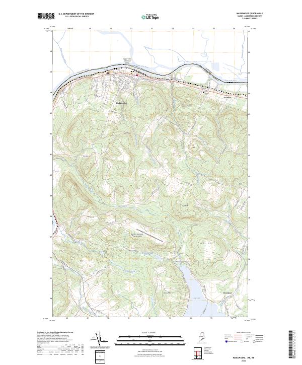 Madawaska topographic map thumbnail