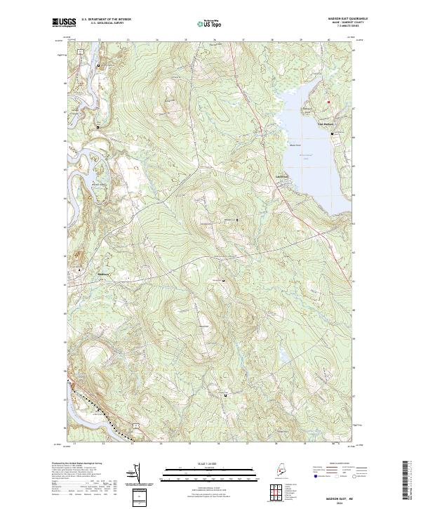 Madison East topographic map thumbnail