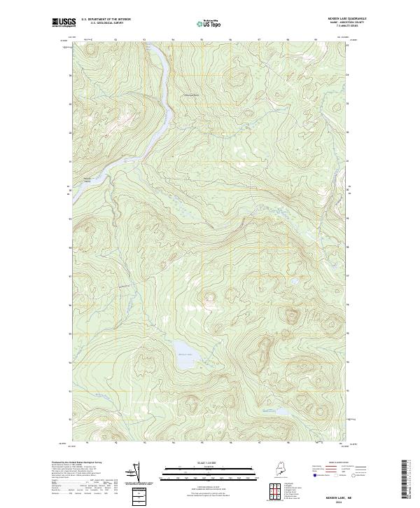 McKeen Lake topographic map thumbnail