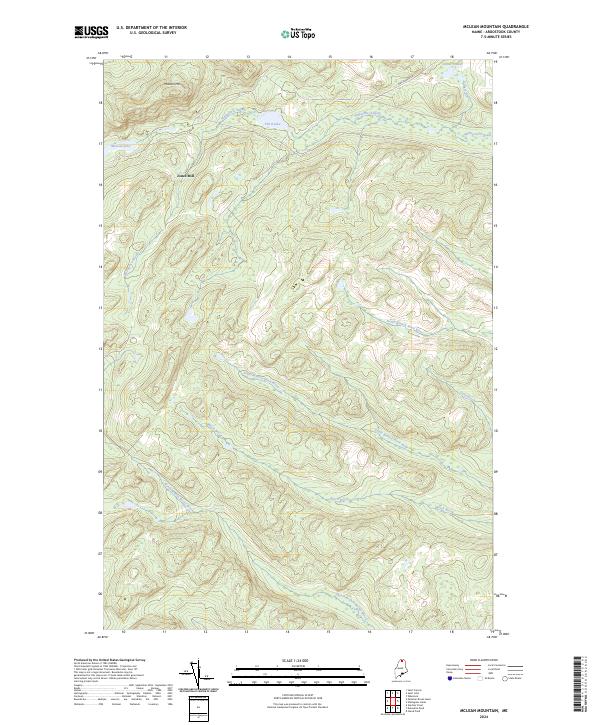 McLean Mountain 2024 topographic map thumbnail