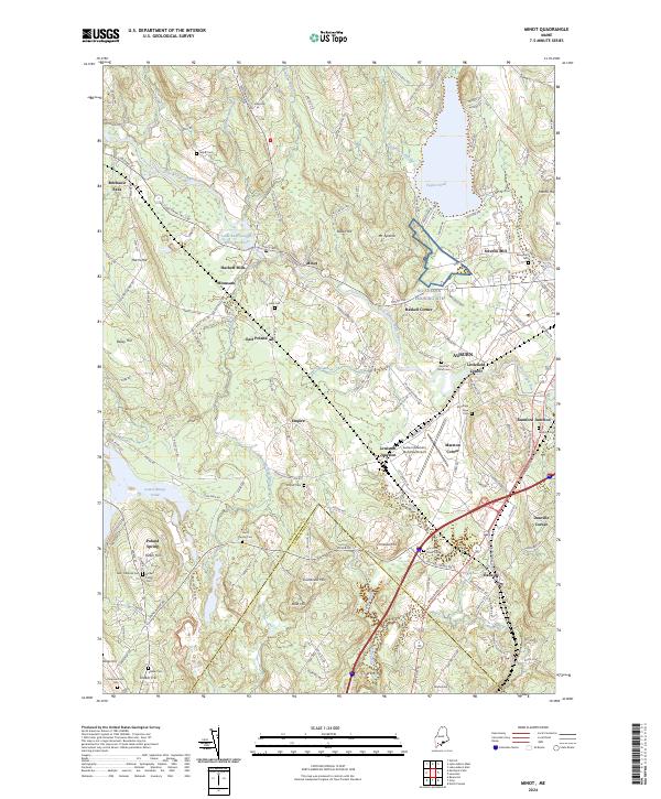 Minot topographic map thumbnail