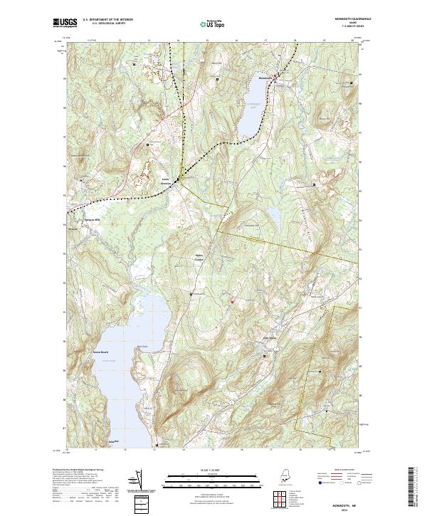 Monmouth 2024 topographic map thumbnail