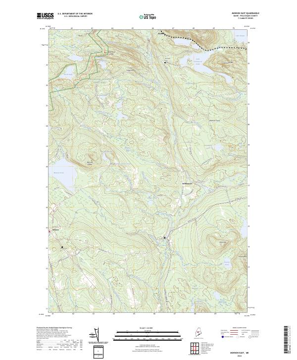 Monson East topographic map thumbnail