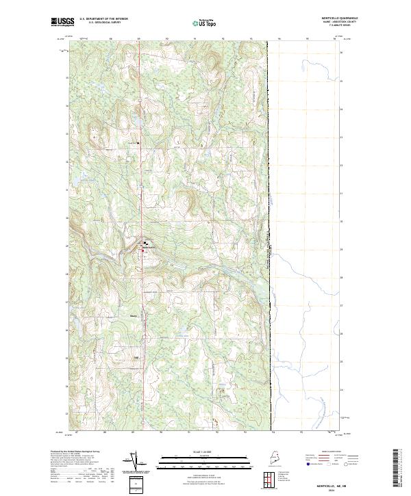 Monticello topographic map thumbnail