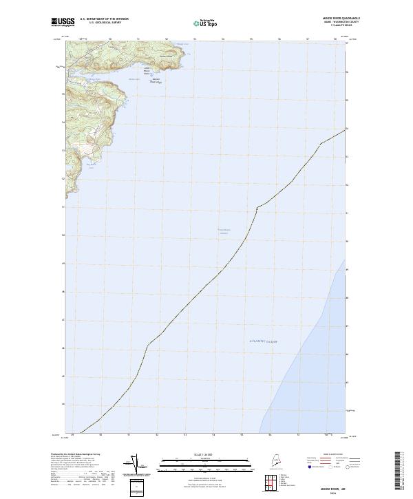 Moose River 2024 topographic map thumbnail