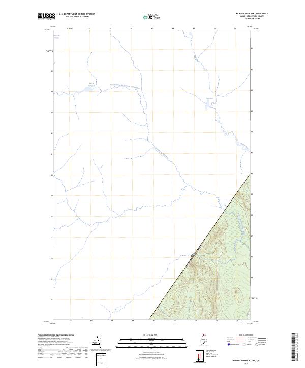Morrison Brook topographic map thumbnail