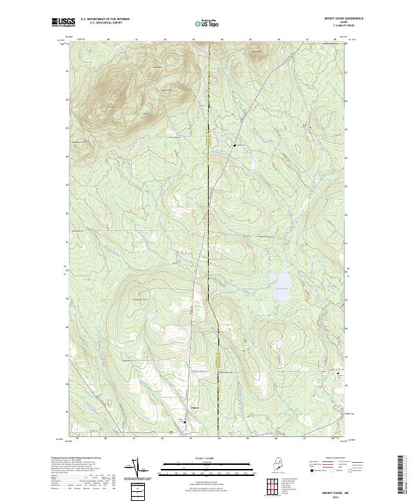 Mount Chase topographic map thumbnail