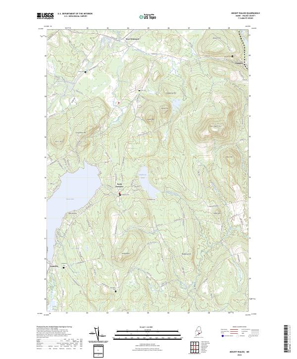 Mount Waldo 2024 topographic map thumbnail