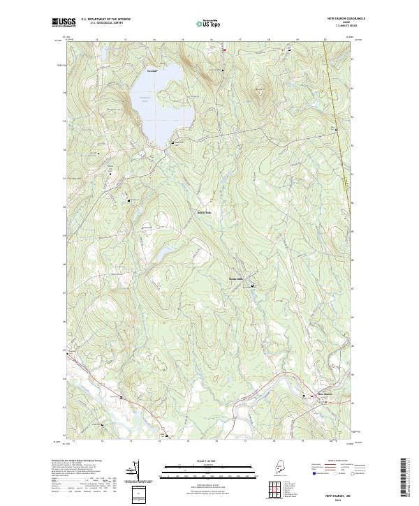 New Sharon topographic map thumbnail