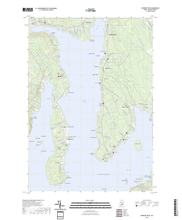 Newbury Neck 2024 topographic map thumbnail