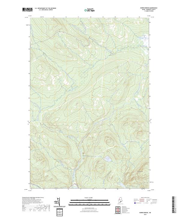 Norris Brook topographic map thumbnail