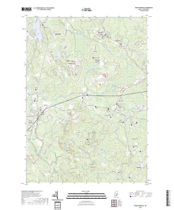 North Berwick topographic map thumbnail