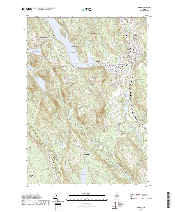Norway topographic map thumbnail
