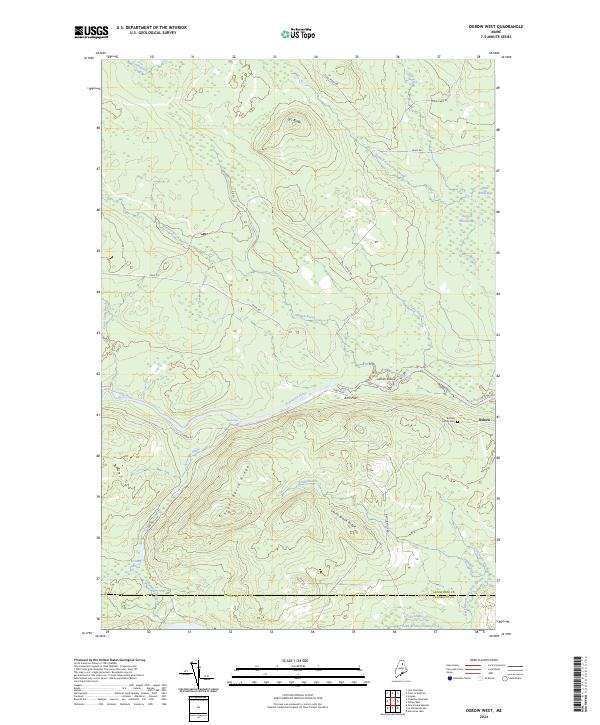 Oxbow West topographic map thumbnail