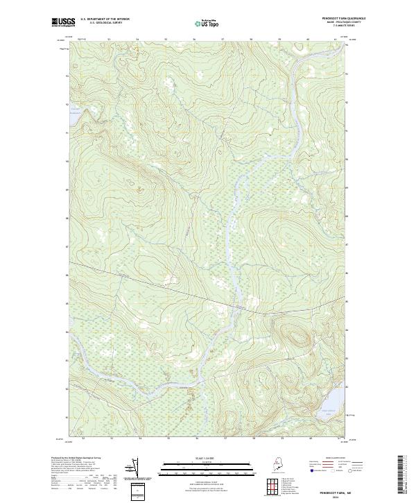 Penobscot Farm topographic map thumbnail
