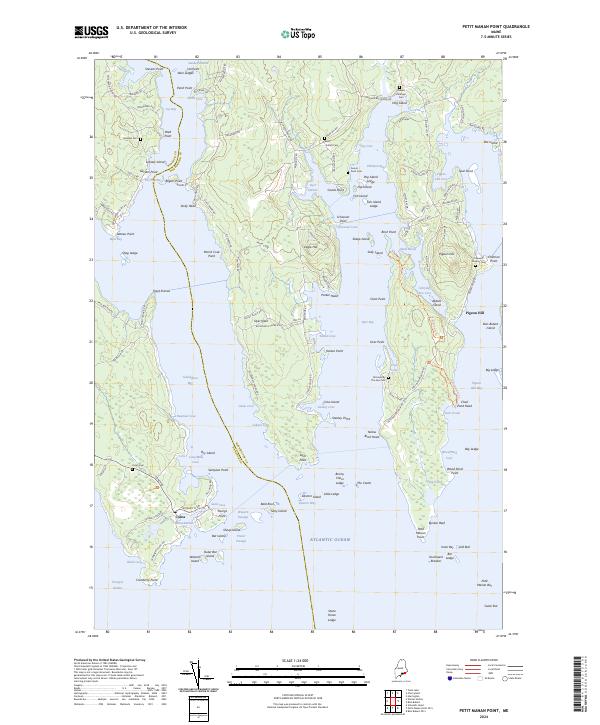 Petit Manan Point 2024 topographic map thumbnail