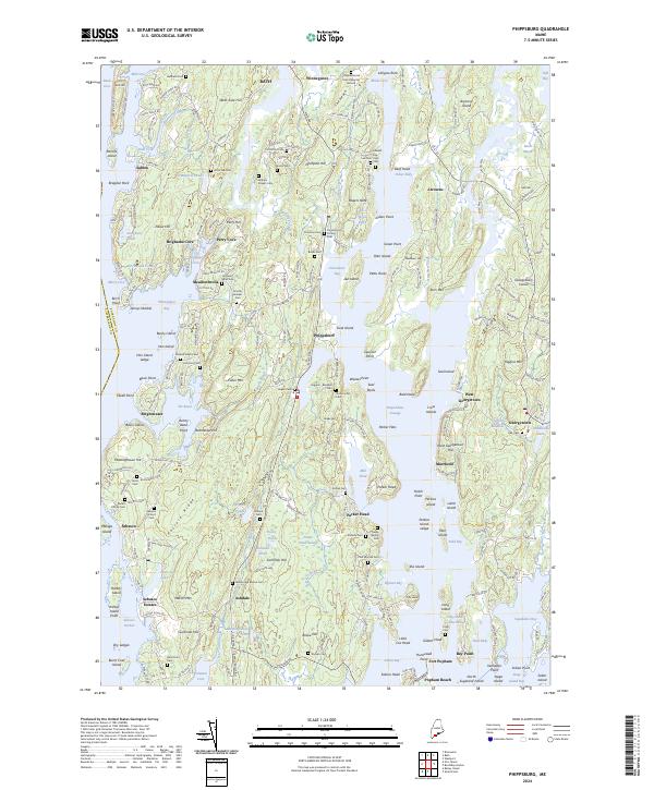 Phippsburg topographic map thumbnail