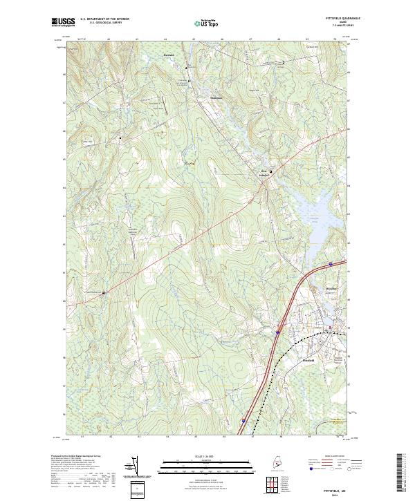 Pittsfield 2024 topographic map thumbnail