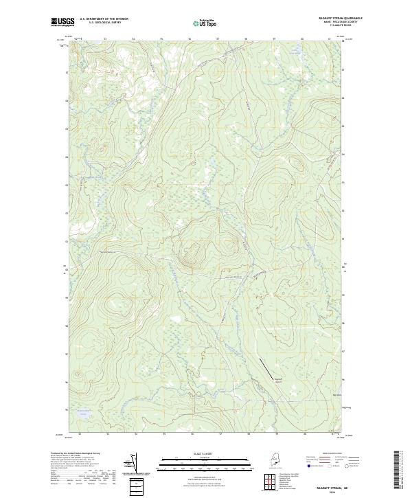 Ragmuff Stream topographic map thumbnail