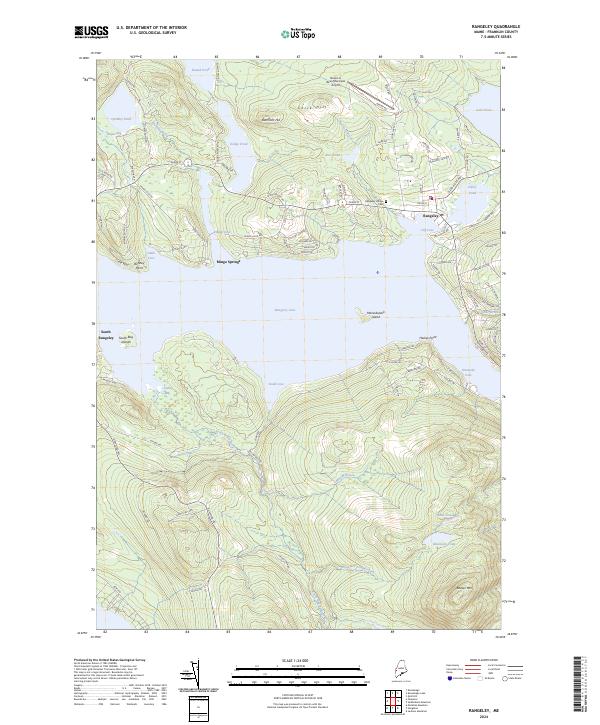 Rangeley topographic map thumbnail