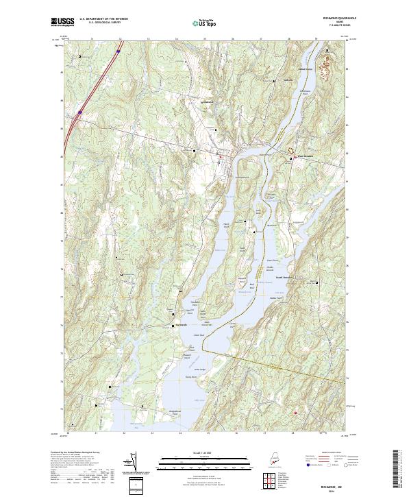 Richmond topographic map thumbnail