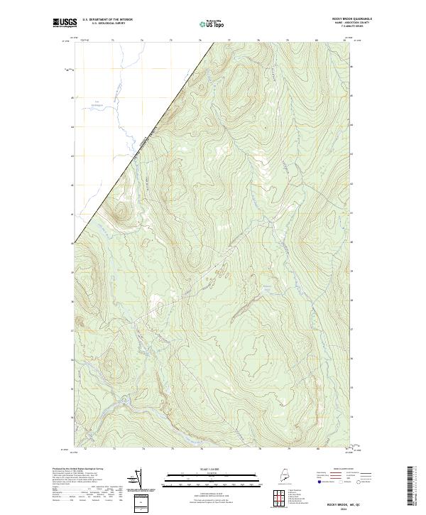 Rocky Brook topographic map thumbnail