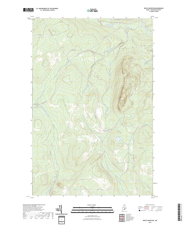 Rocky Mountain topographic map thumbnail