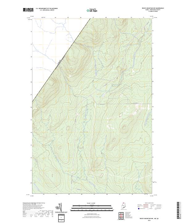 Rocky Mountain NW topographic map thumbnail