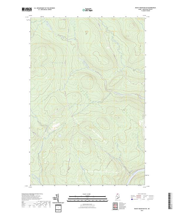 Rocky Mountain SW topographic map thumbnail