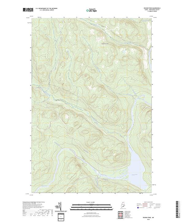 Round Pond 2024 topographic map thumbnail
