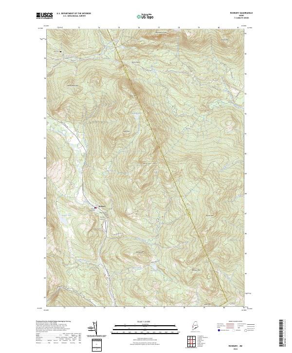 Roxbury topographic map thumbnail