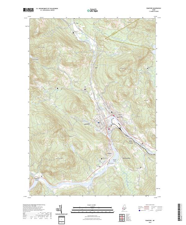 Rumford topographic map thumbnail