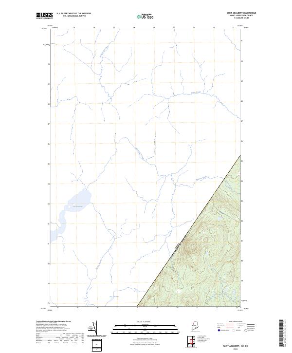 Saint Adalbert topographic map thumbnail