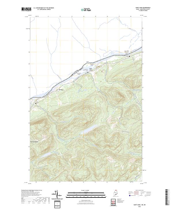 Saint John topographic map thumbnail