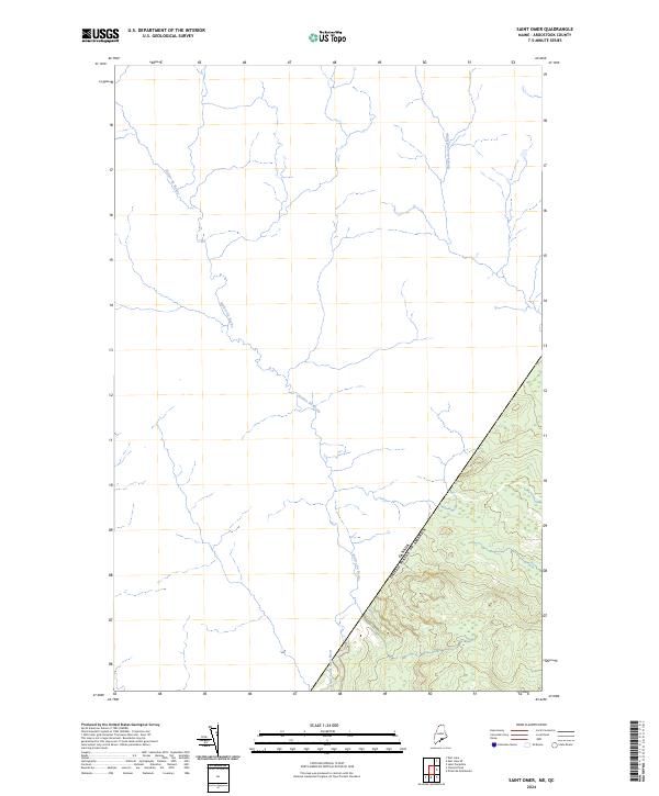 Saint Omer topographic map thumbnail