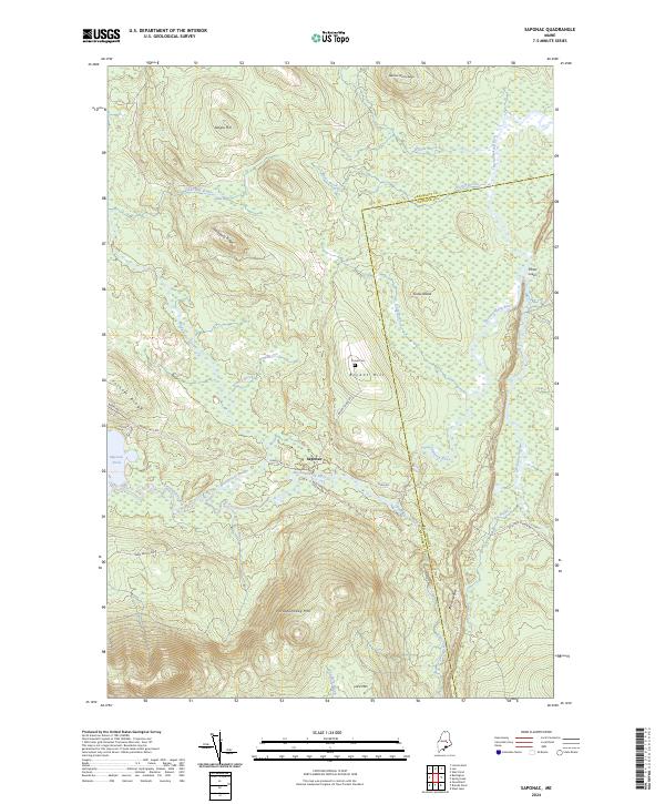 Saponac topographic map thumbnail