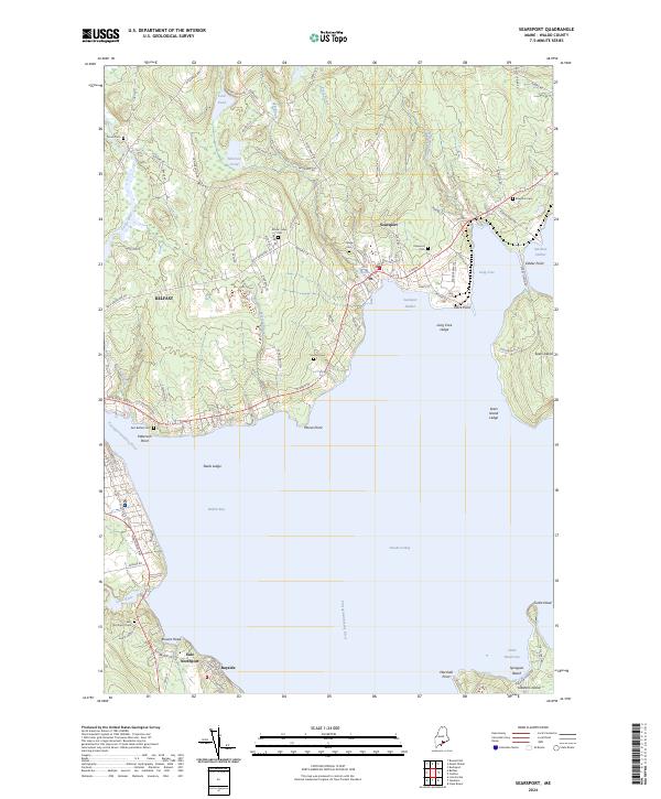 Searsport topographic map thumbnail