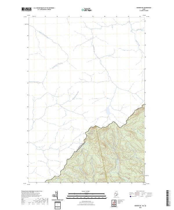 Skinner NE topographic map thumbnail