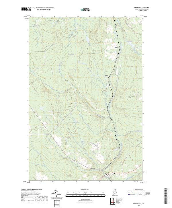 Smyrna Mills topographic map thumbnail