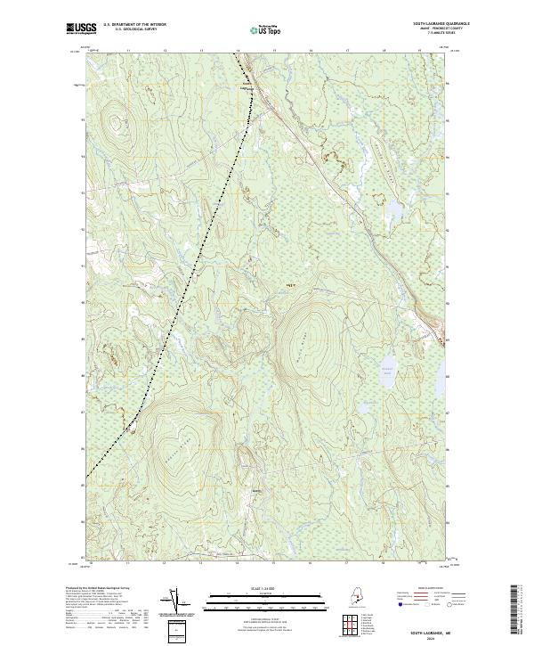 South Lagrange topographic map thumbnail