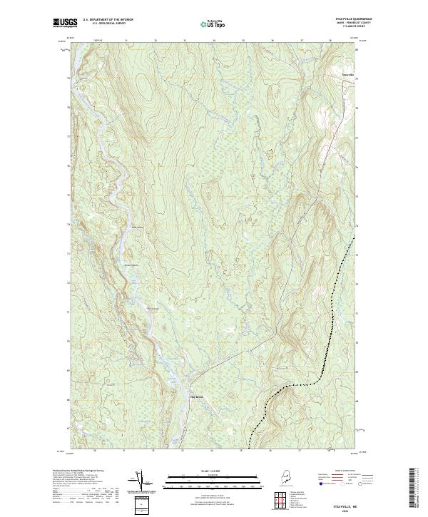 Stacyville topographic map thumbnail