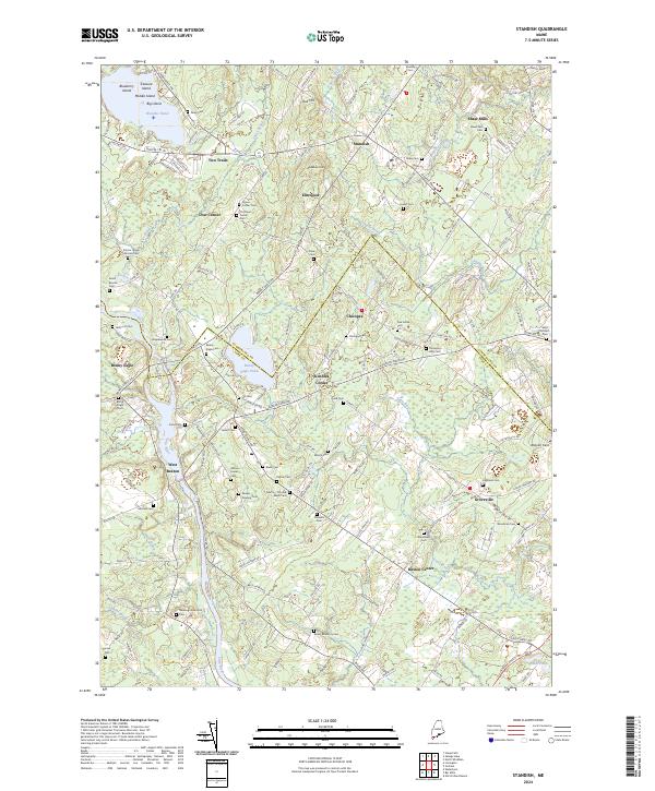 Standish 2024 topographic map thumbnail