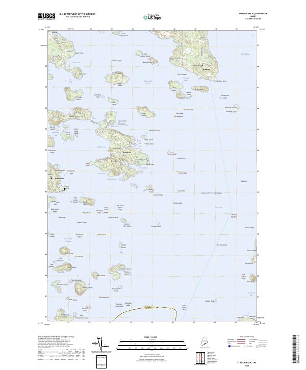 Stinson Neck topographic map thumbnail